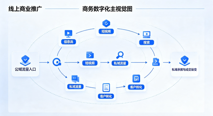 隆尧县线上商业推广怎么做？全域流量闭环搭建与低成本转化实战指南
